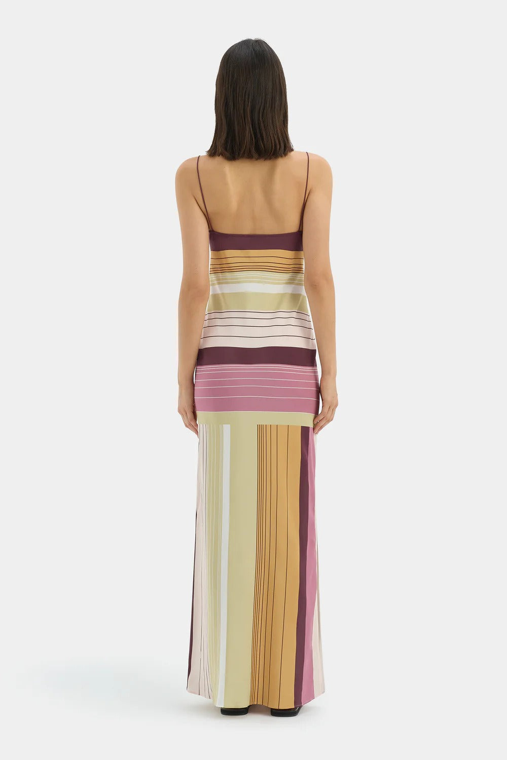 Floral Cami Tie-Waist Bodycon Midi Dress