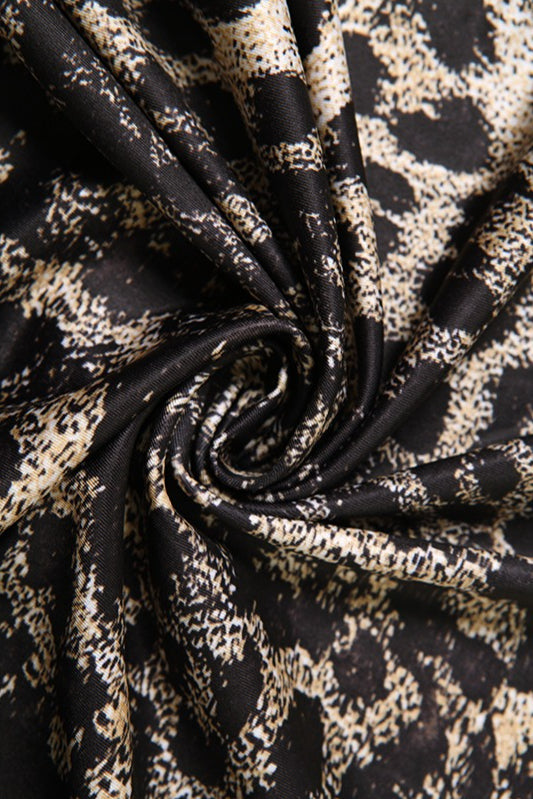 Leopard-Print Maxi Dress