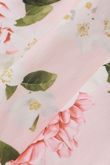 Floral Slim Backless Sling Dress