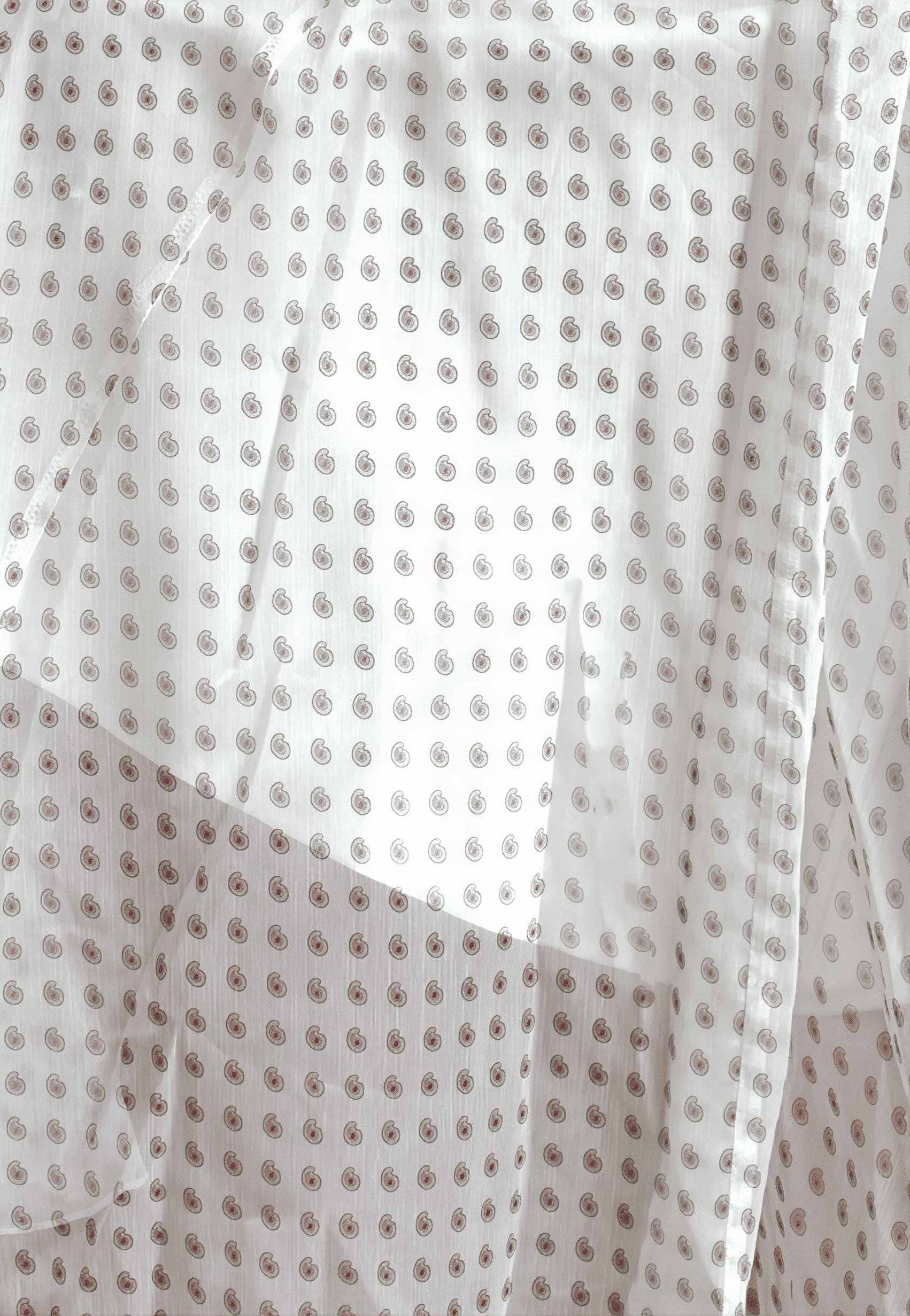 Draped Polka Dot Maxi Skirt