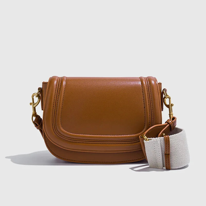 Wide-Strap Underarm Shoulder Bag