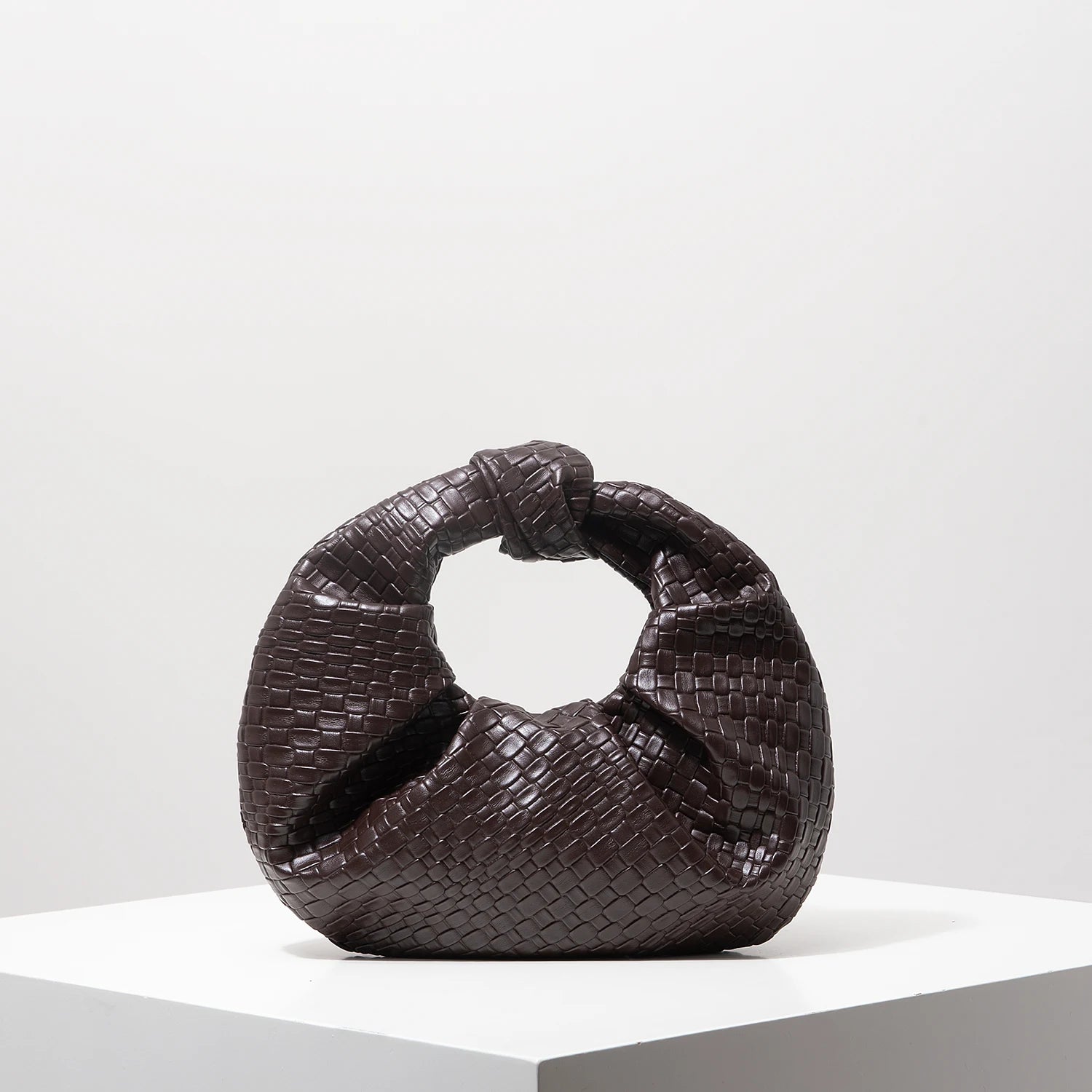 Knotted Crescent Evening Bag