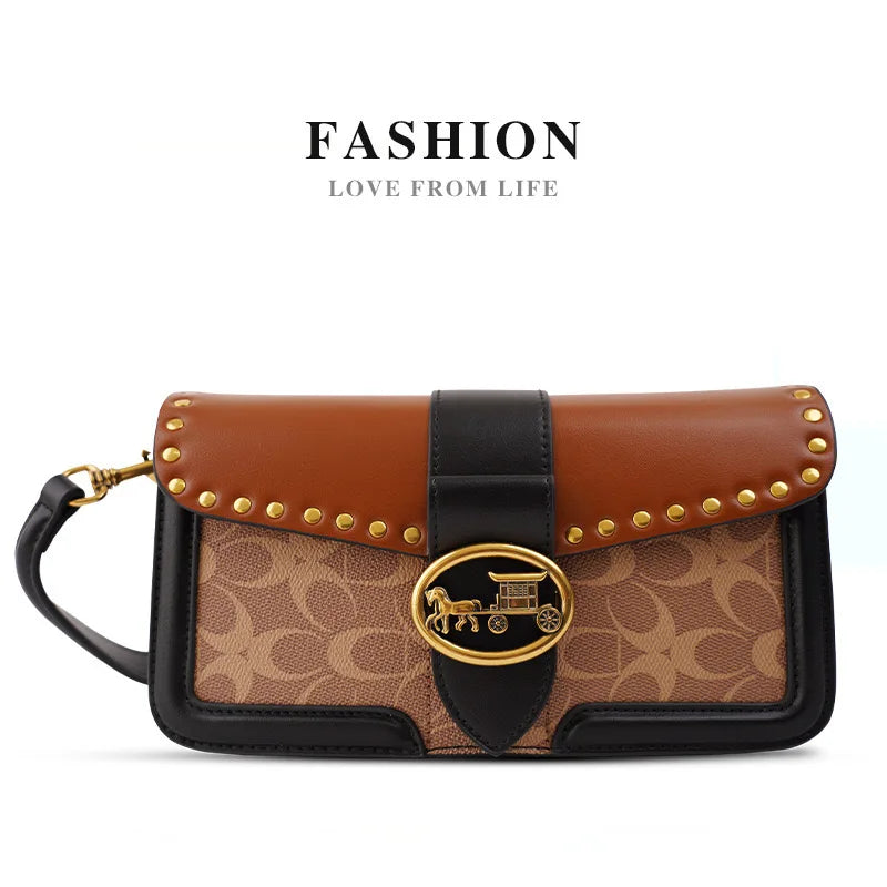 Contrast Box Crossbody Bag