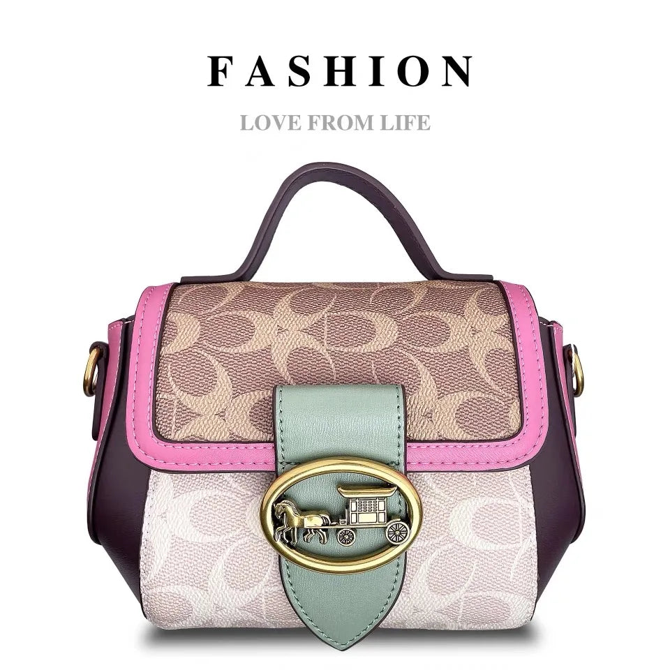 Contrast Box Crossbody Bag