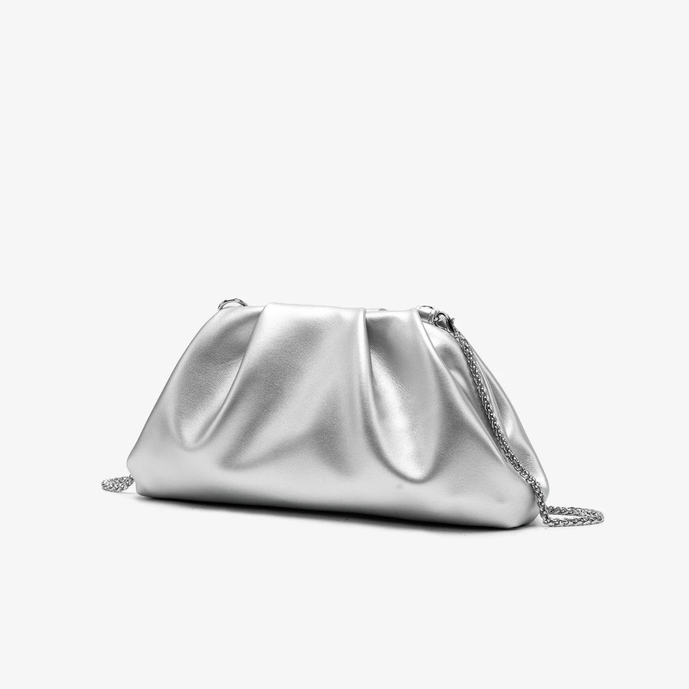 Golden Chain Evening Clutch Bag