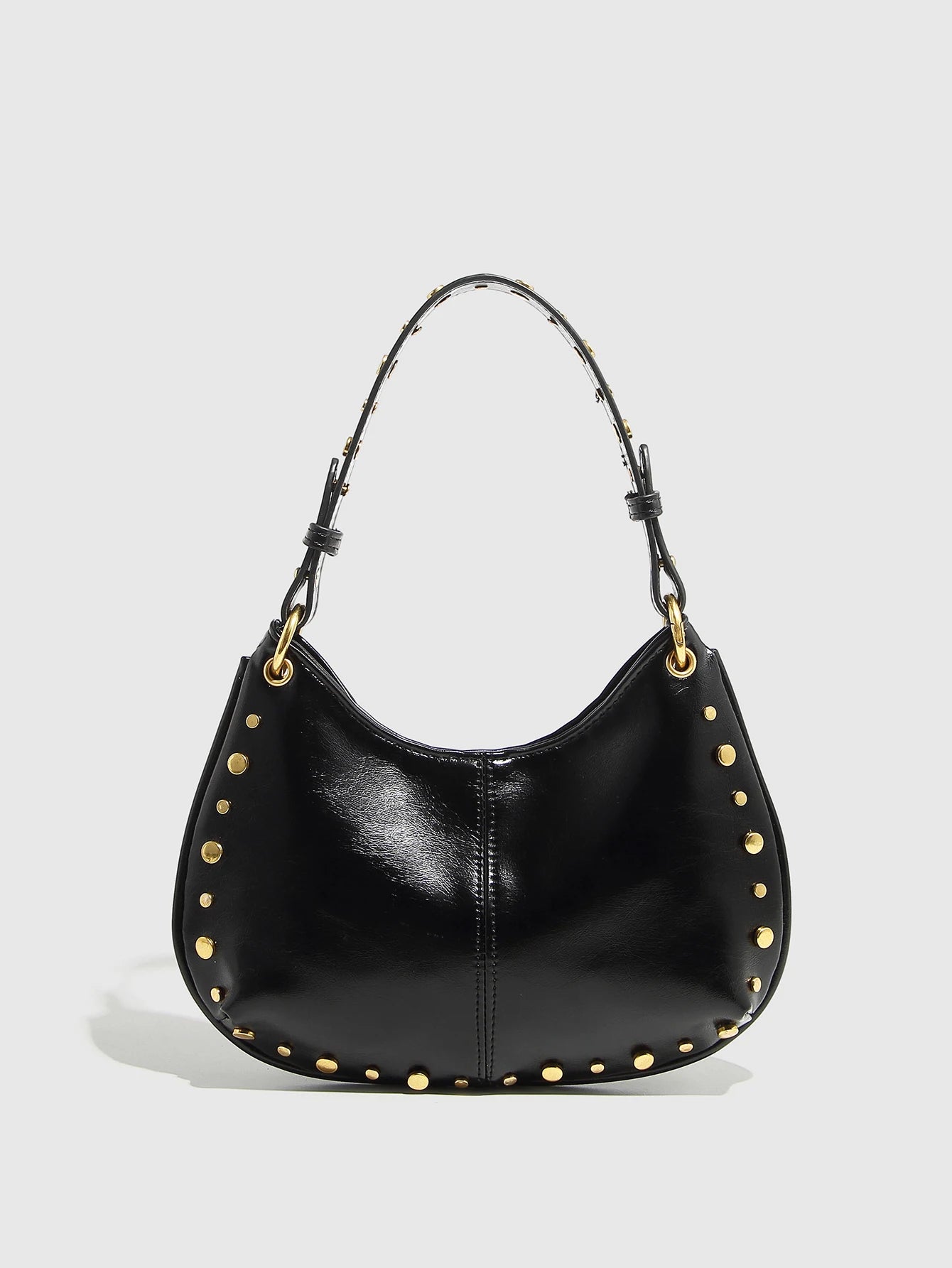 Riveted Chain Boston Bag