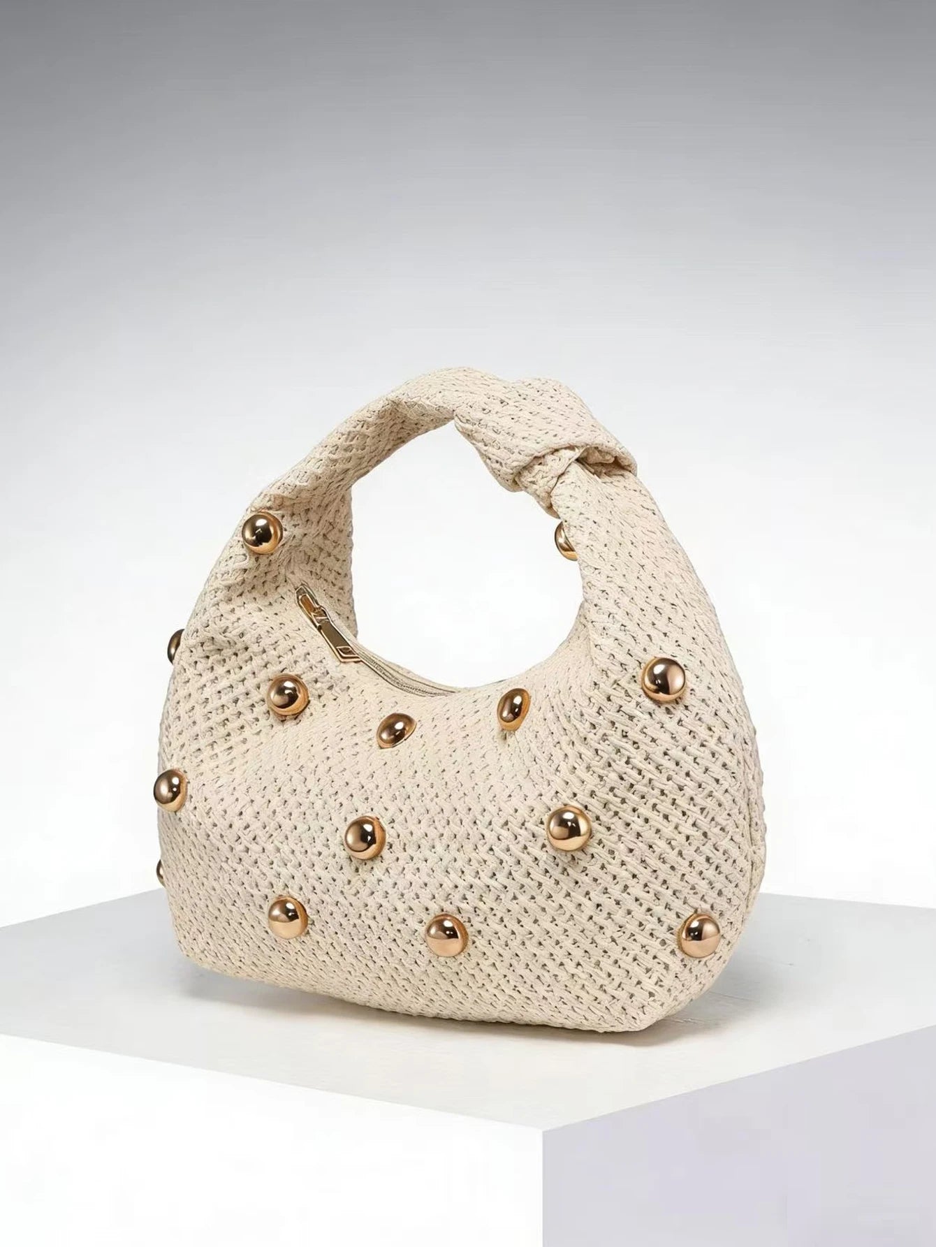 Boho Straw Underarm Bag