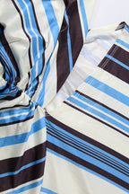 Striped Tube Slim Maxi Dress
