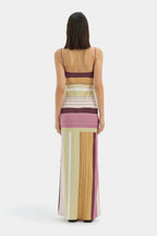 Floral Cami Tie-Waist Bodycon Midi Dress