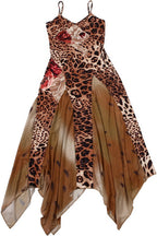 Mesh-Splice Cami Maxi Dress