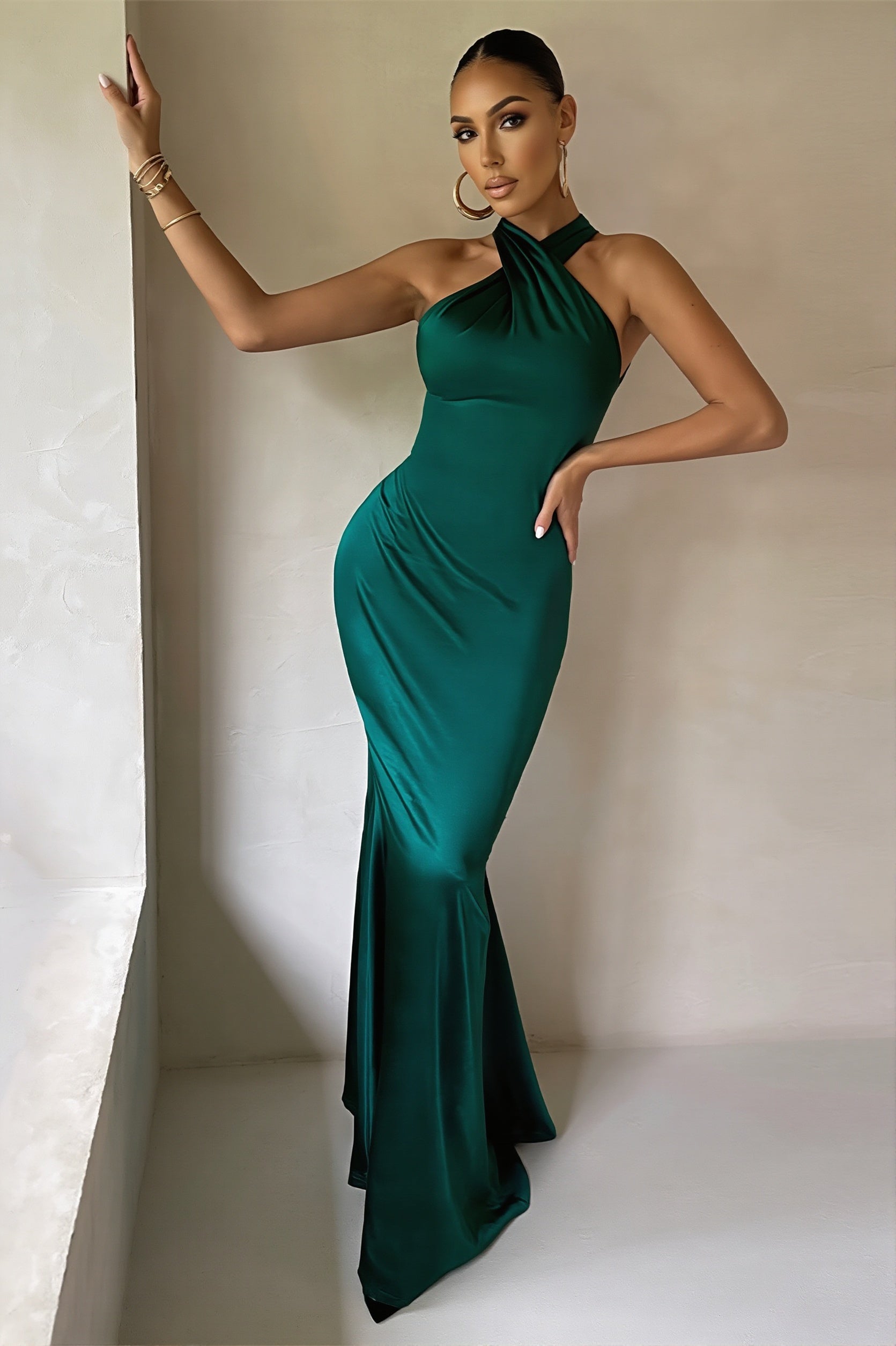 Slim Backless Sleeveless Maxi Dress