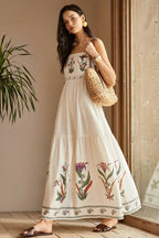 Print Bandeau Cami Boho Dress