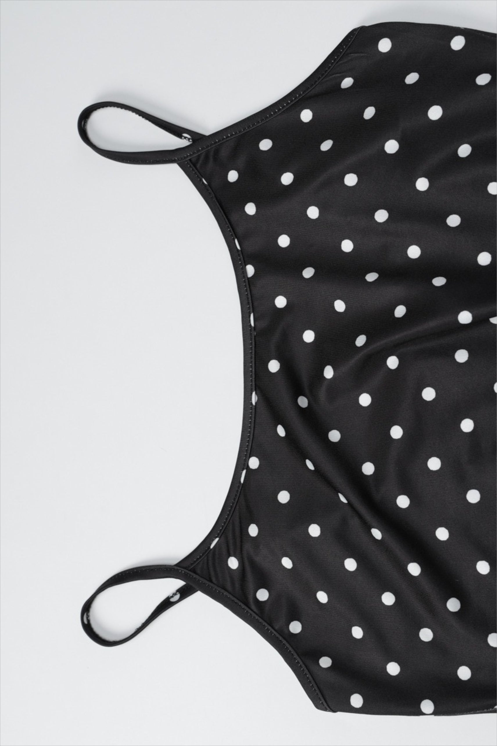 Polka Dot Cami Slim Bodycon Maxi Dress