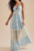 Floral Boho Cami Maxi Dress