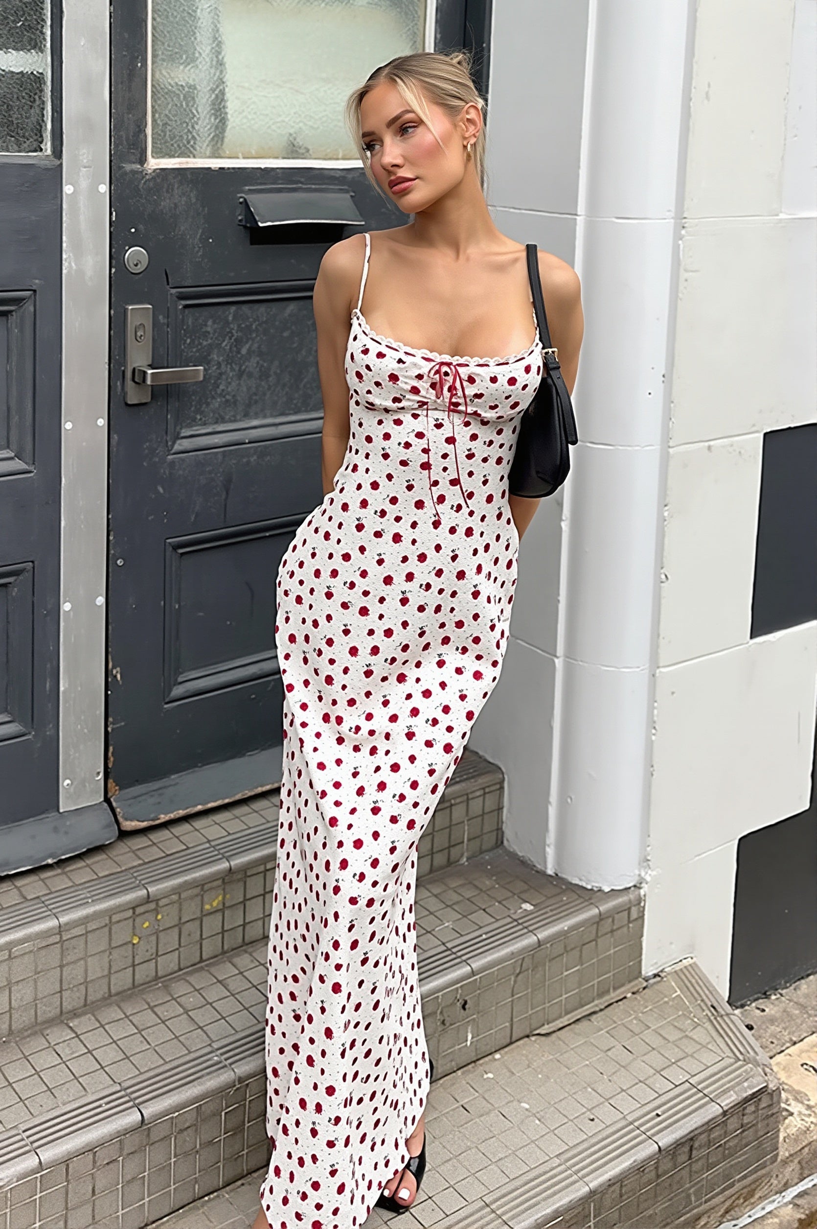 Floral Slim Cami Maxi Dress