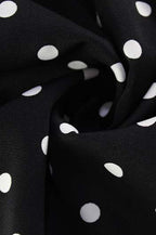 Polka Dot Halter Backless Sculpt Mini Dress