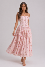 Floral Cami Slip Maxi Dress