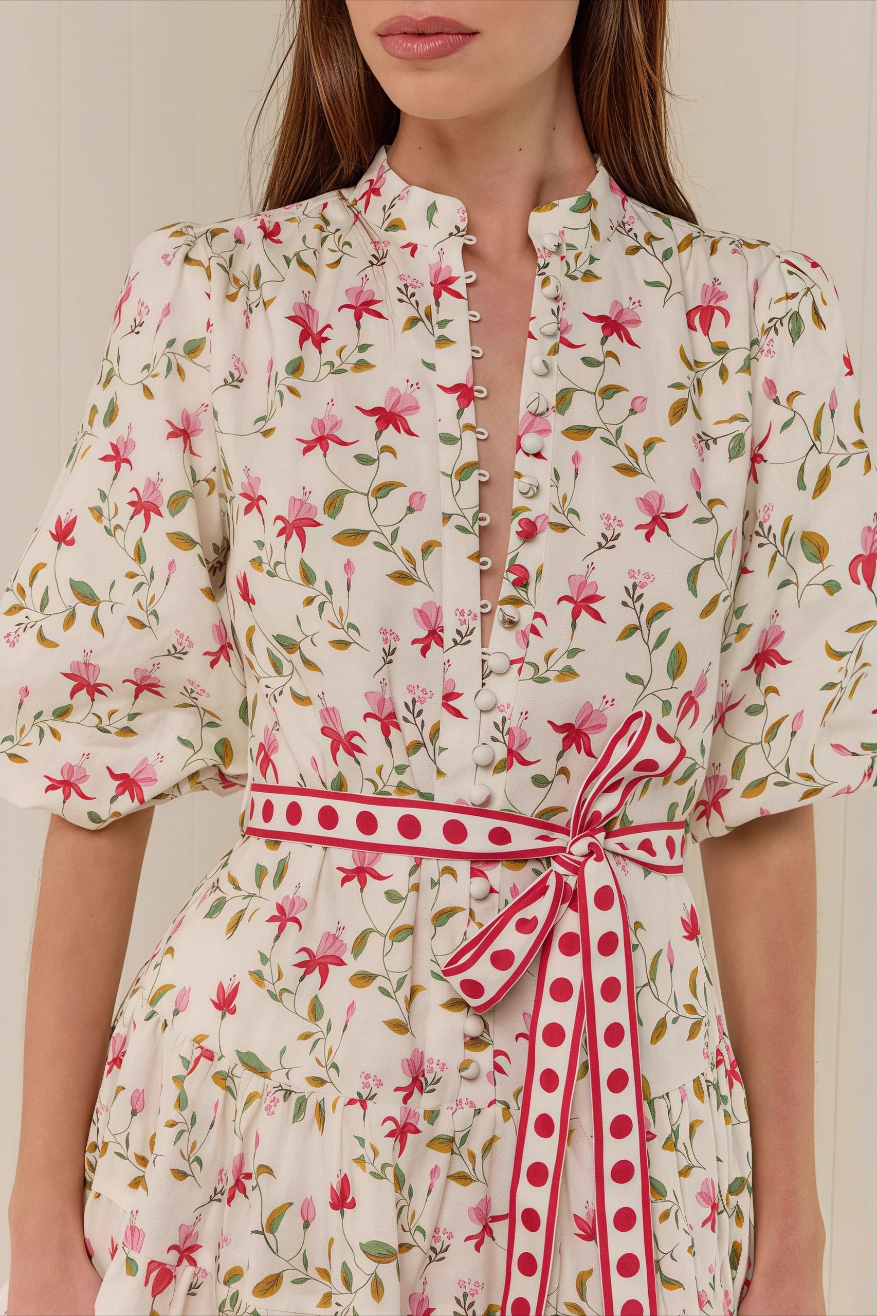 Linen Lace-Up Belted Beach Mini Dress