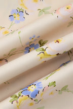 Vintage-Floral Cami Slim Maxi Dress