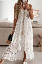 Lace Cami Swing Boho Dress