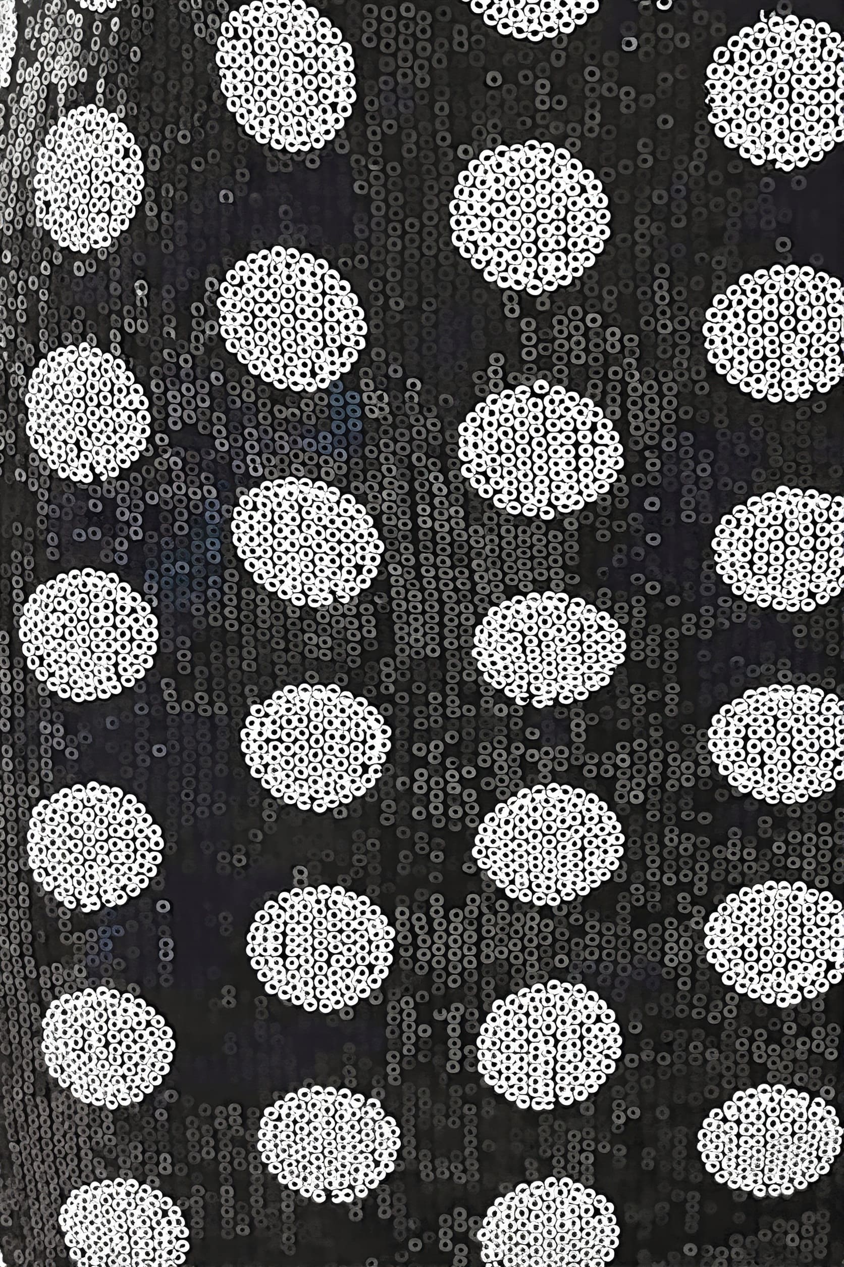 Sequin Polka Dot Mini Skirt