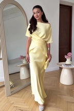 Flowy Short-Sleeve Skirt Set