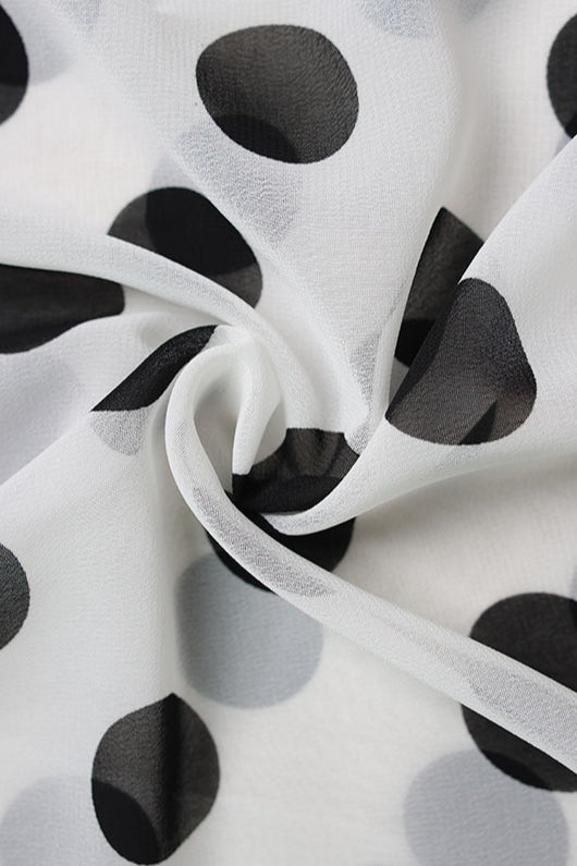 Polka Dot Halter Maxi Dress