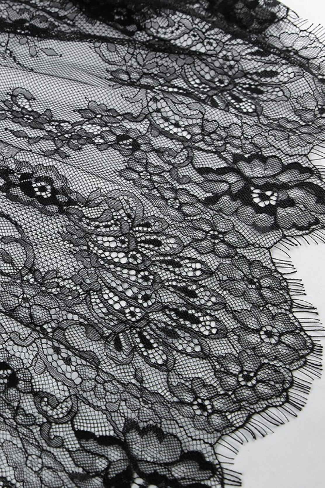 V-Neck Loose Lace Maxi Dress