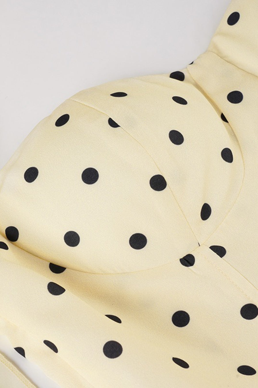 Polka Dot Halter Tulip Mini Dress
