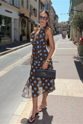 Polka Dot Color-Block Mesh Set