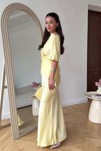 Flowy Short-Sleeve Skirt Set