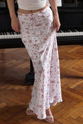 Floral Slim Mermaid Skirt
