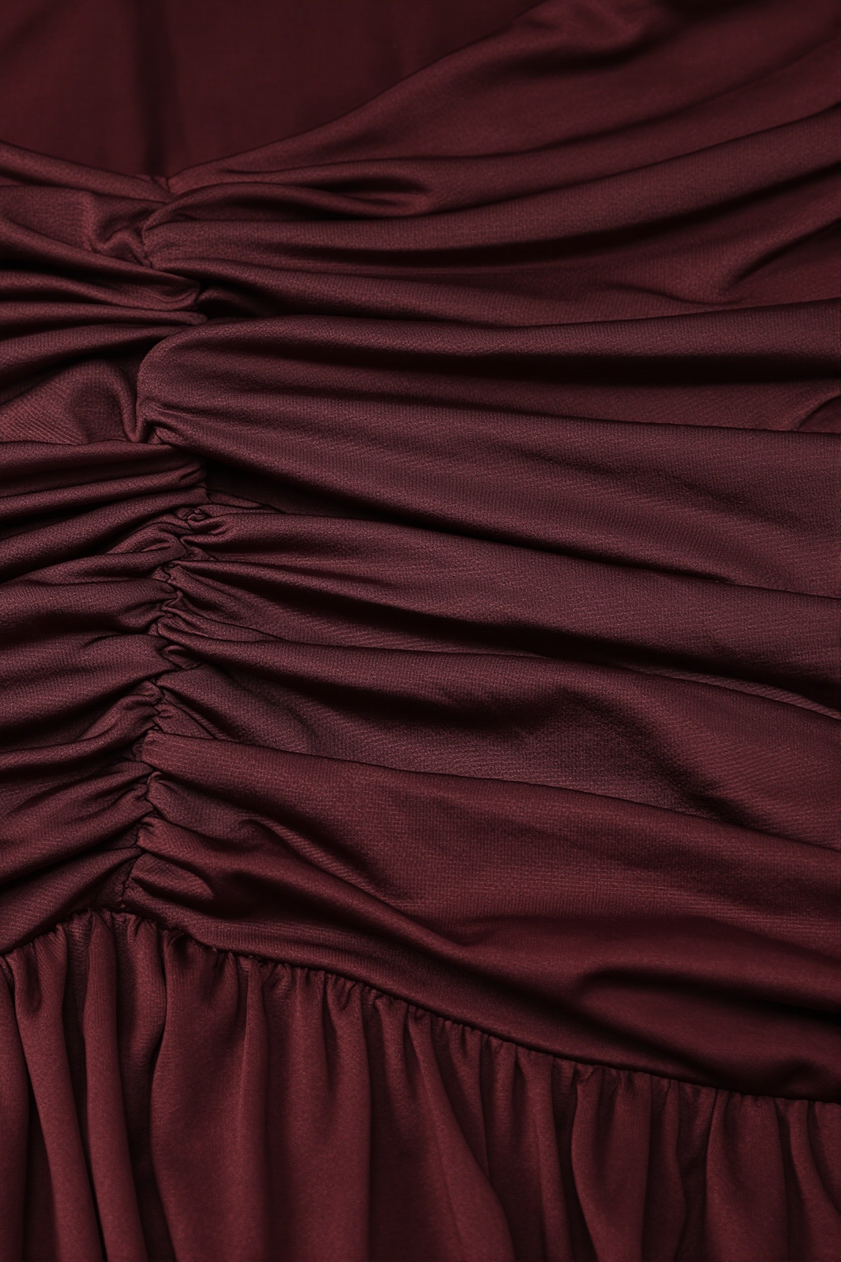 Halter Ruched Open-Back Gown Maxi Dress