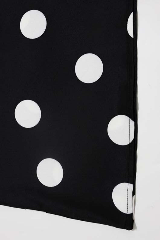 Polka Dot Patchwork Casual Maxi Dress