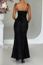 Jacquard Cami Bodycon Maxi Dress