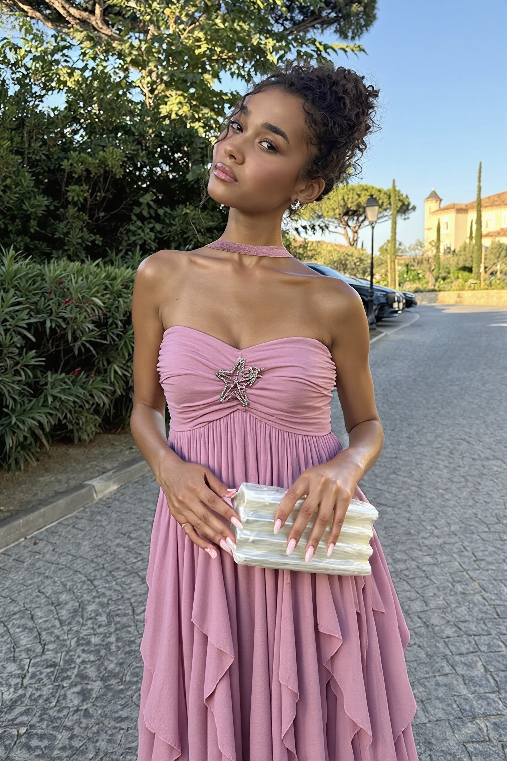Backless Party Maxi Dress