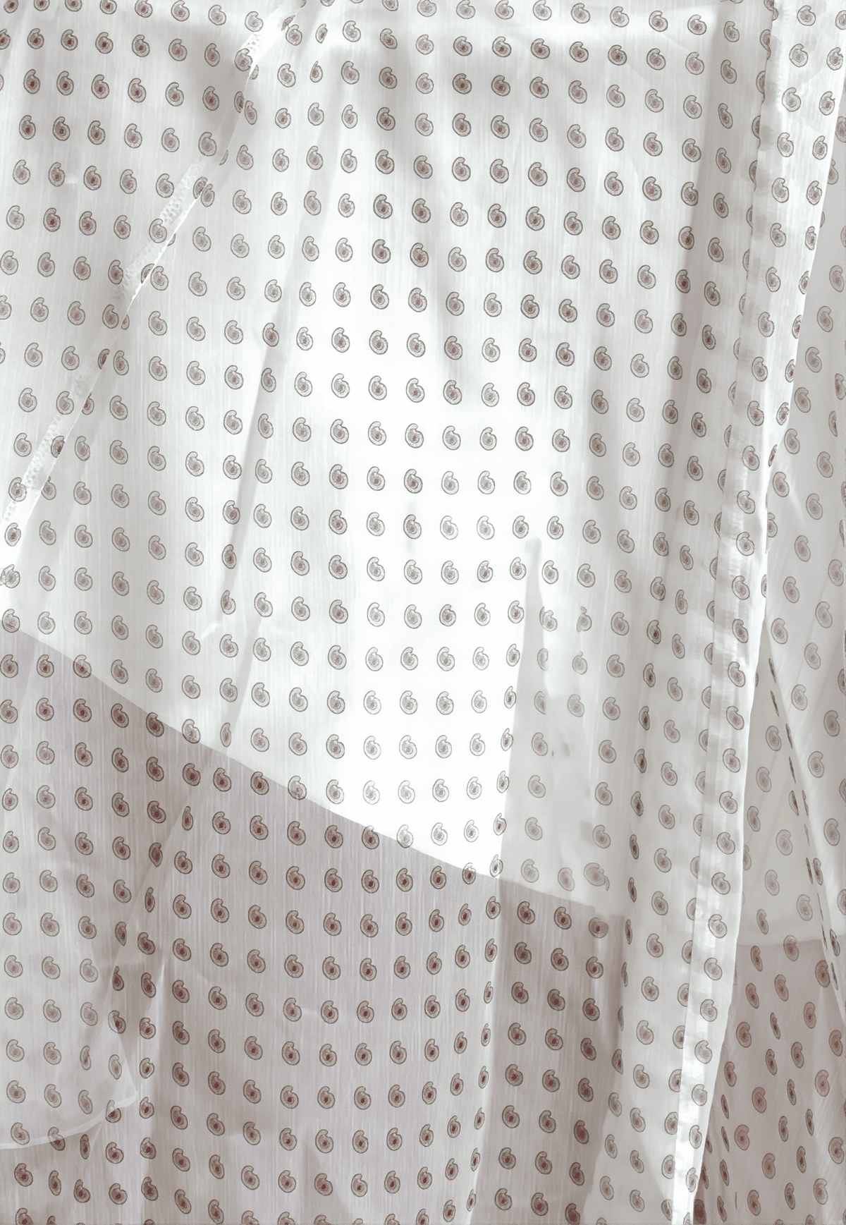 Draped Polka Dot Maxi Skirt