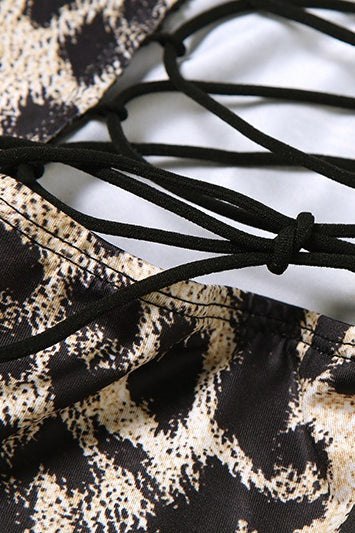 Leopard-Print Maxi Dress