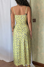 Floral Split Cami Maxi Dress
