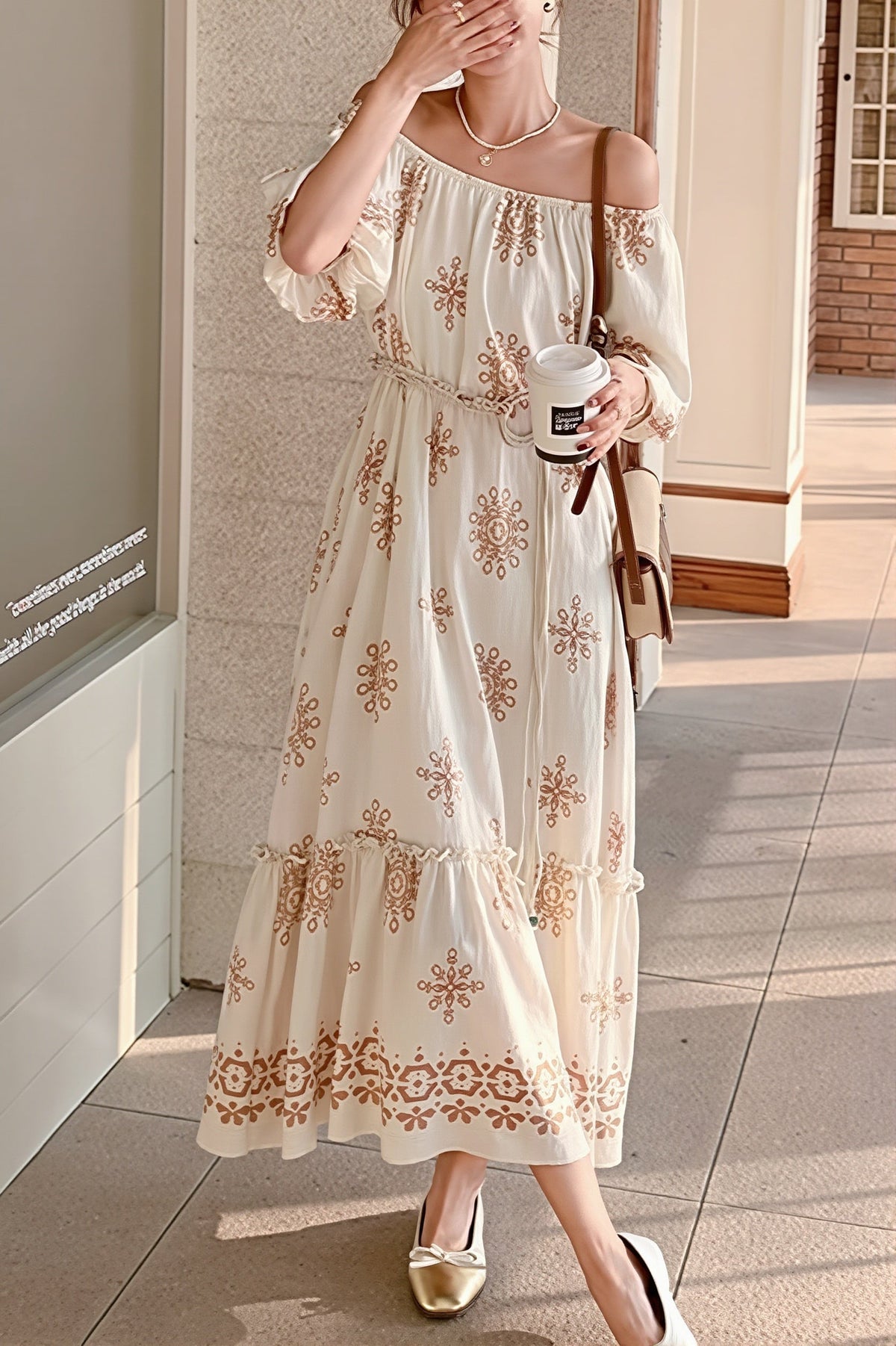 Floral Loose Boho Vacation Dress