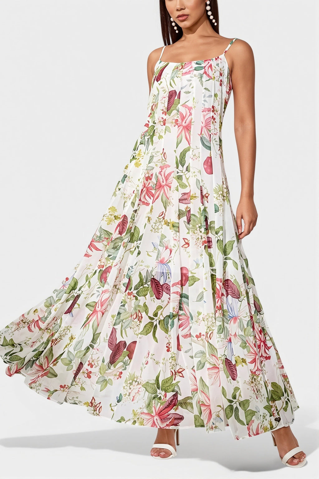 Print Cami Swing Boho Dress