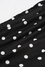 Polka Dot Off-Shoulder Crop Top