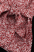 Floral Puff-Sleeve Tie Set