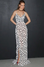 Floral Backless High-Split Cami Maxi Dress