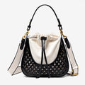 Woven Bucket Shoulder Bag
