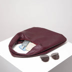 Woven Crescent Shoulder Bag