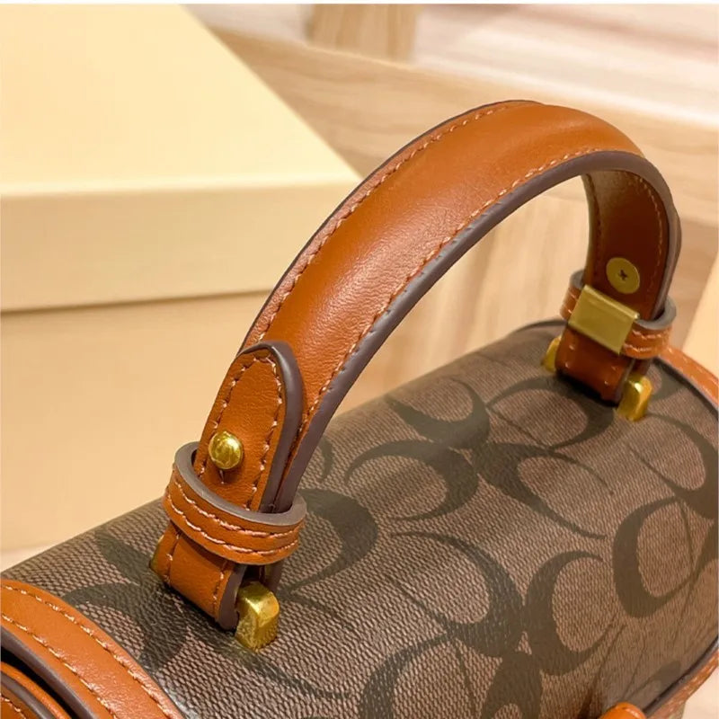 Contrast Box Crossbody Bag