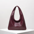 Woven Crescent Shoulder Bag
