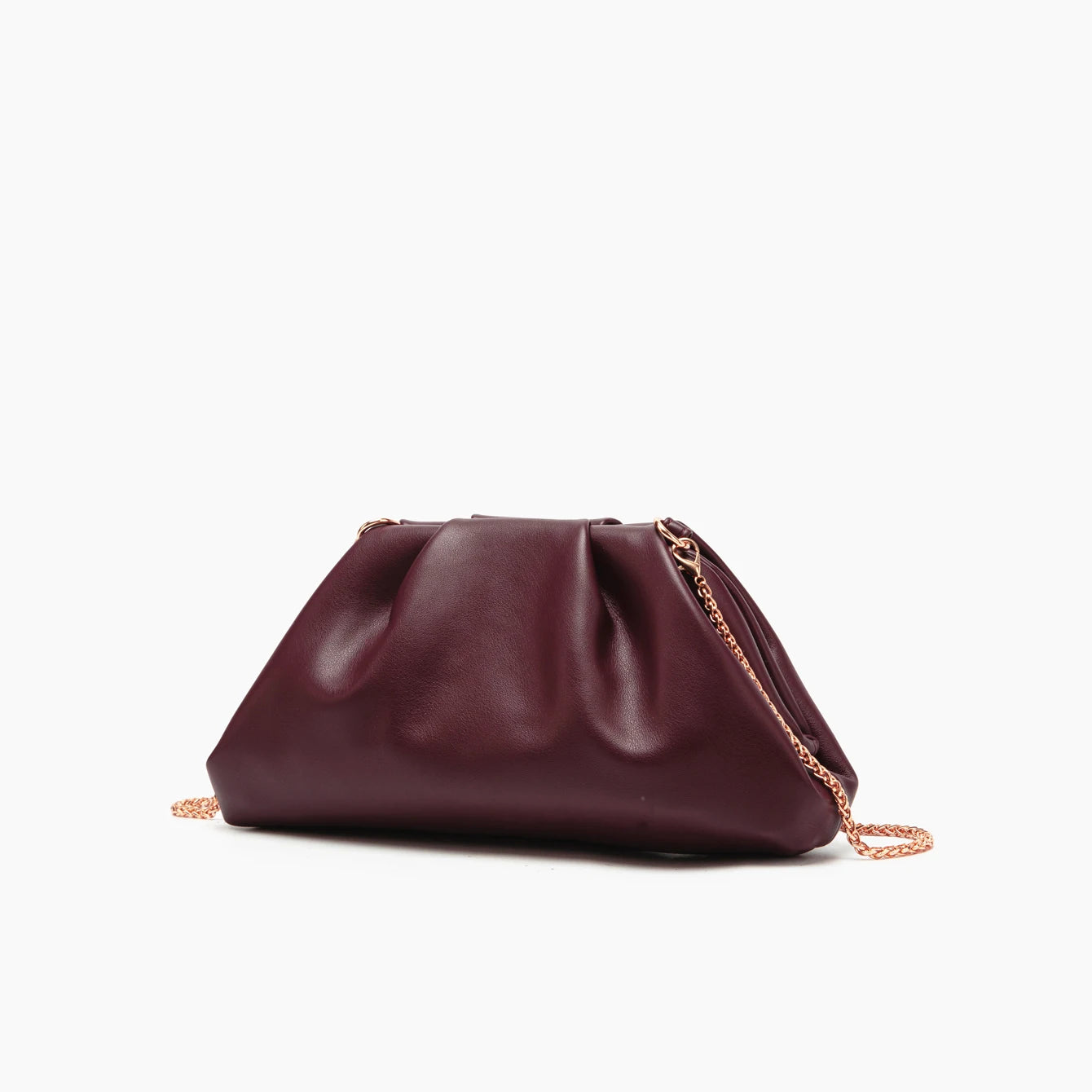 Golden Chain Evening Clutch Bag