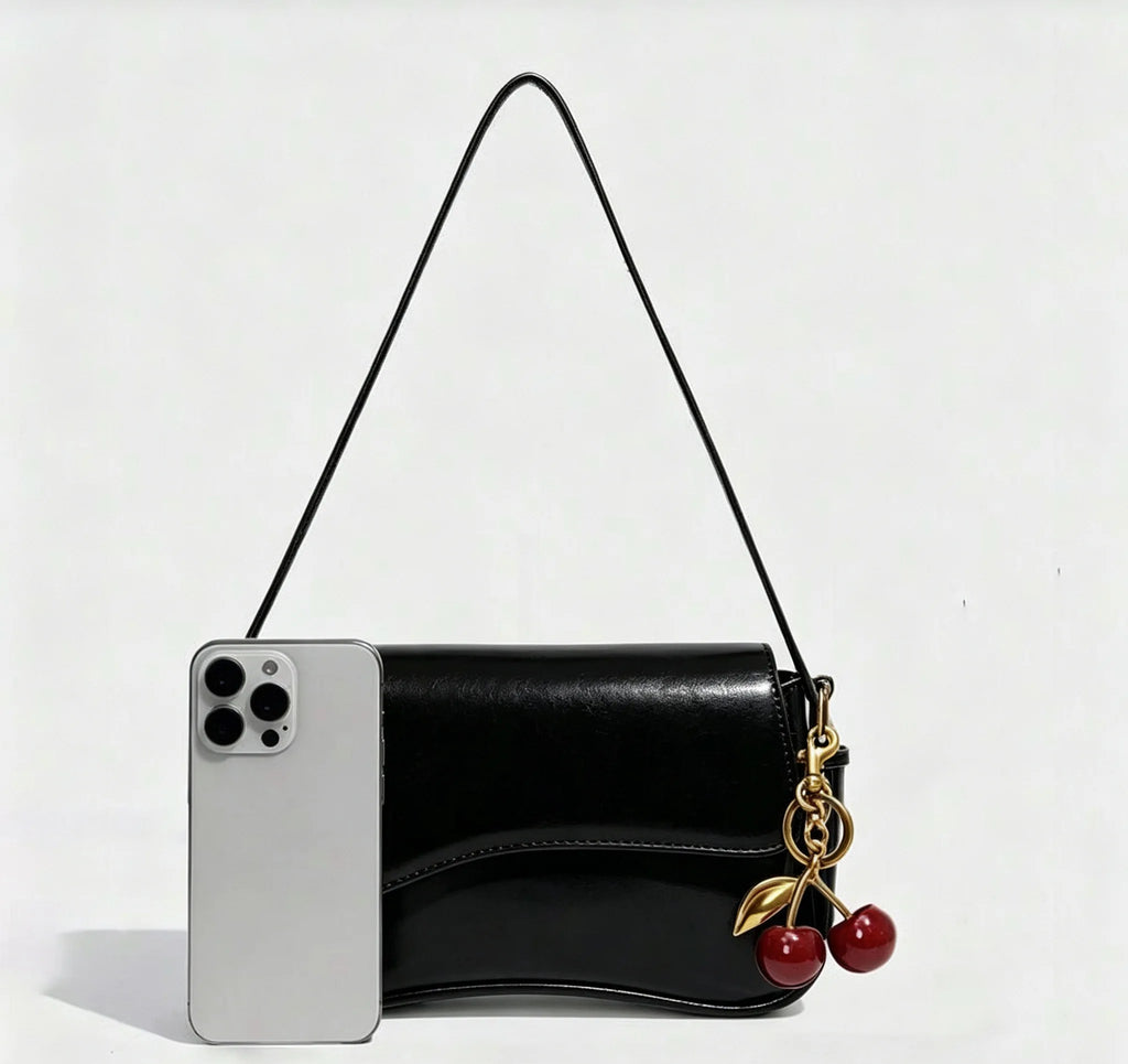 French Retro Covered Underarm Shoulder Bag